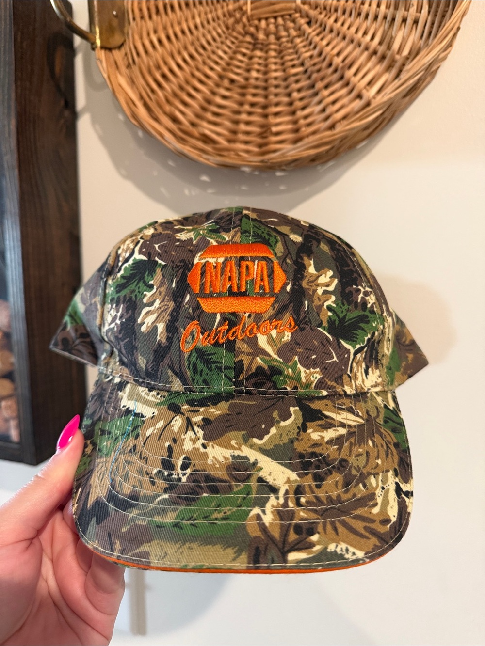🧢 NAPA Outdoors Camo Hat Know How Automotive Hunting Workwear Cap